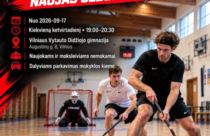 Labas visiems! 👋🏻 Tikimės, jog spėjote pasiilgti grindų riedulio ir jau nekantraujate pradėti naująjį sezoną! 😉🏑 Startuojame jau šį ketvirtadienį,&hellip;