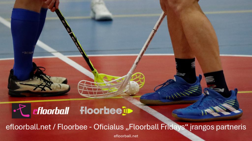 eFloorball / FLOORBEE – naujasis Floorball Fridays įrangos partneris